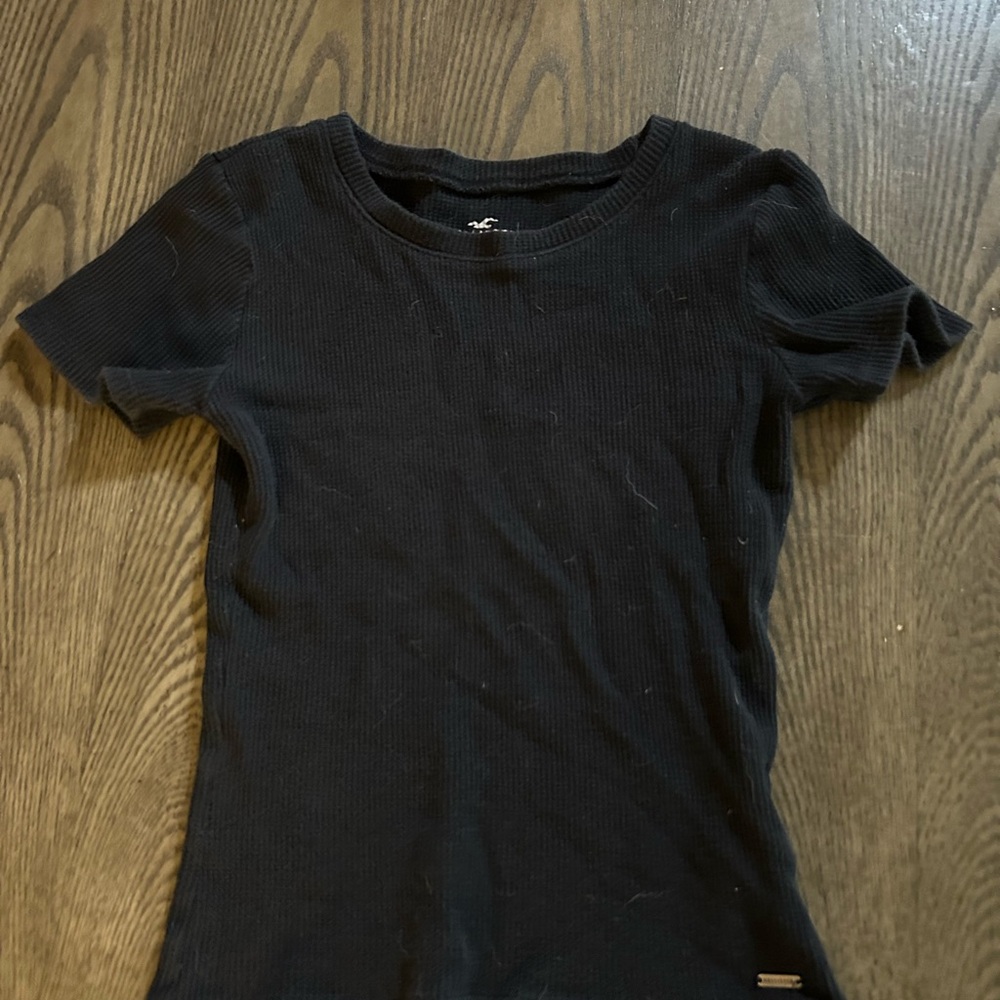 Hollister Black Slim Tee